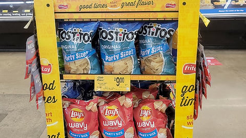 Frito-Lay 'Great Flavor' Mobile Rack